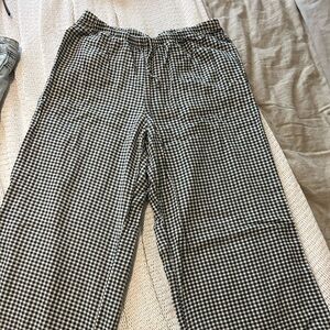 a new day Black and White Checkered Pants